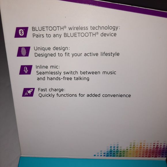 MobileSpec White Bluetooth Compatible Wireless Hi-Fi Earbuds Headphones MBS11302 - Picture 7 of 8